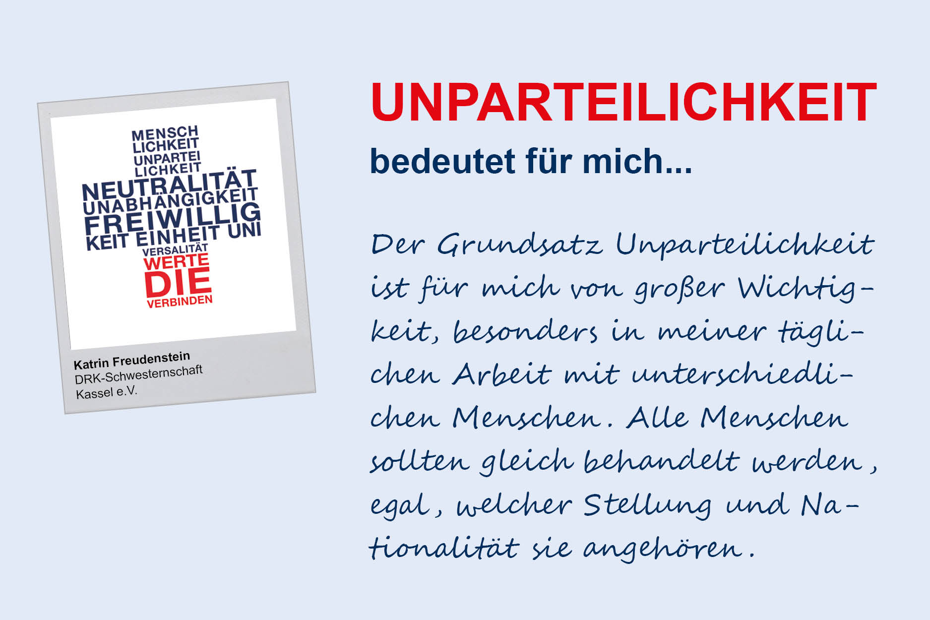 Katrin Feudenstein, DRK-Schwesternschaft Kassel e.V.
**Unparteilichkeit**