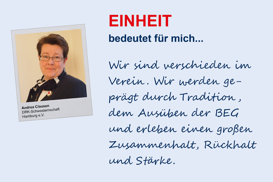Andrea Clausen, DRK-Schwesternschaft Hamburg e.V.
**Einheit**