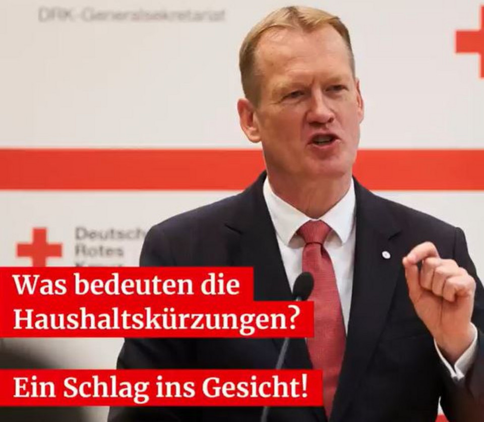 DRK reagiert auf Haushaltsplanung 2024 DRK reagiert auf Haushaltsplanung 2024